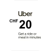Uber 20 CHF Gift Card CH