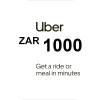 Uber 1000 ZAR Gift Card