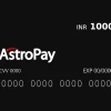 Astropay Card ₹1000 IN