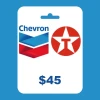 Chevron and Texaco USD 45 Gift Card US
