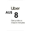 Uber AUD 8 Gift Card AU