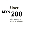 Uber MXN 200 Voucher MX