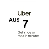 Uber AUD 7 Gift Card AU
