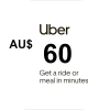 Uber AUD 60 Gift Card AU