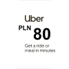 Uber PLN 80 Gift Card PL