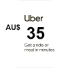 Uber AUD 35 Gift Card AU
