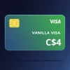 Vanilla VISA C$4 CA