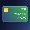 Vanilla VISA C$25 CA