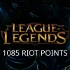 League of Legends 1085 RP Prepaid Card TR