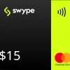 Swype Mastercard USD 15 Gift Card
