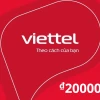 Viettel VND 20000 Gift Card VN