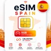 eSIM Spain - 5GB High-Speed, Then Unlimited Data at 128kbps (valid for 30 Days)