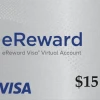 Prepaid Visa eReward USD 15 Gift Card US