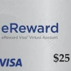 Prepaid Visa eReward USD 25 Gift Card US