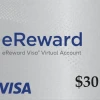Prepaid Visa eReward USD 30 Gift Card US