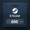 Steam Wallet CNY 600 Gift Card CN