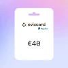 EvixCard PayPal EUR 40 Gift Card