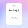 EvixCard PayPal EUR 15 Gift Card