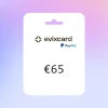 EvixCard PayPal EUR 65 Gift Card
