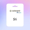 EvixCard PayPal USD 6 Gift Card