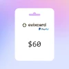 EvixCard PayPal USD 60 Gift Card