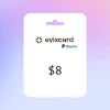 EvixCard PayPal USD 8 Gift Card