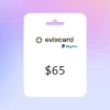 EvixCard PayPal USD 65 Gift Card