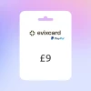 EvixCard PayPal GBP 9 Gift Card