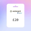 EvixCard PayPal GBP 20 Gift Card