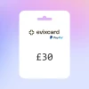 EvixCard PayPal GBP 30 Gift Card