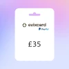 EvixCard PayPal GBP 35 Gift Card