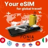 eSIM Fonia Travel Europe - 10 GB Data (valid for 30 Days)