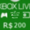 XBOX Live BRL 200 Prepaid Card BR