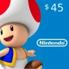 Nintendo eShop Prepaid Card USD 45 Key US