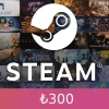 Steam Gift Card ₺300 TR Activation Code