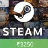 Steam Wallet Card ₹3250 INR Activation Code