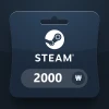 Steam Wallet KRW 2000 Gift Card KR 