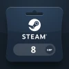 Steam Gift Card £8 UK Activation Code