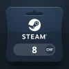 Steam Wallet CHF 8 Gift Card CH