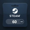 Steam Wallet USD 60 Gift Card BY