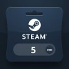 Steam Wallet USD 5 Gift Card GT