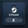 Steam Wallet USD 8 Gift Card GT