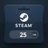 Steam Wallet USD 25 Gift Card AM