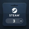 Steam Wallet USD 3 Gift Card GY