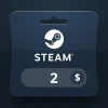 Steam Wallet USD 2 Gift Card BO