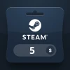 Steam Wallet USD 5 Gift Card SD