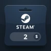 Steam Wallet USD 2 Gift Card BT