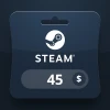Steam Wallet USD 45 Gift Card MV