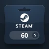 Steam Wallet USD 60 Gift Card BT