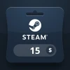 Steam Wallet USD 15 Gift Card BT